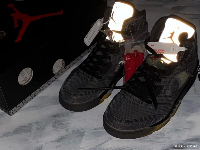 Cheap x Black Off-White CT8480-001 Jordan 5 Air 0725